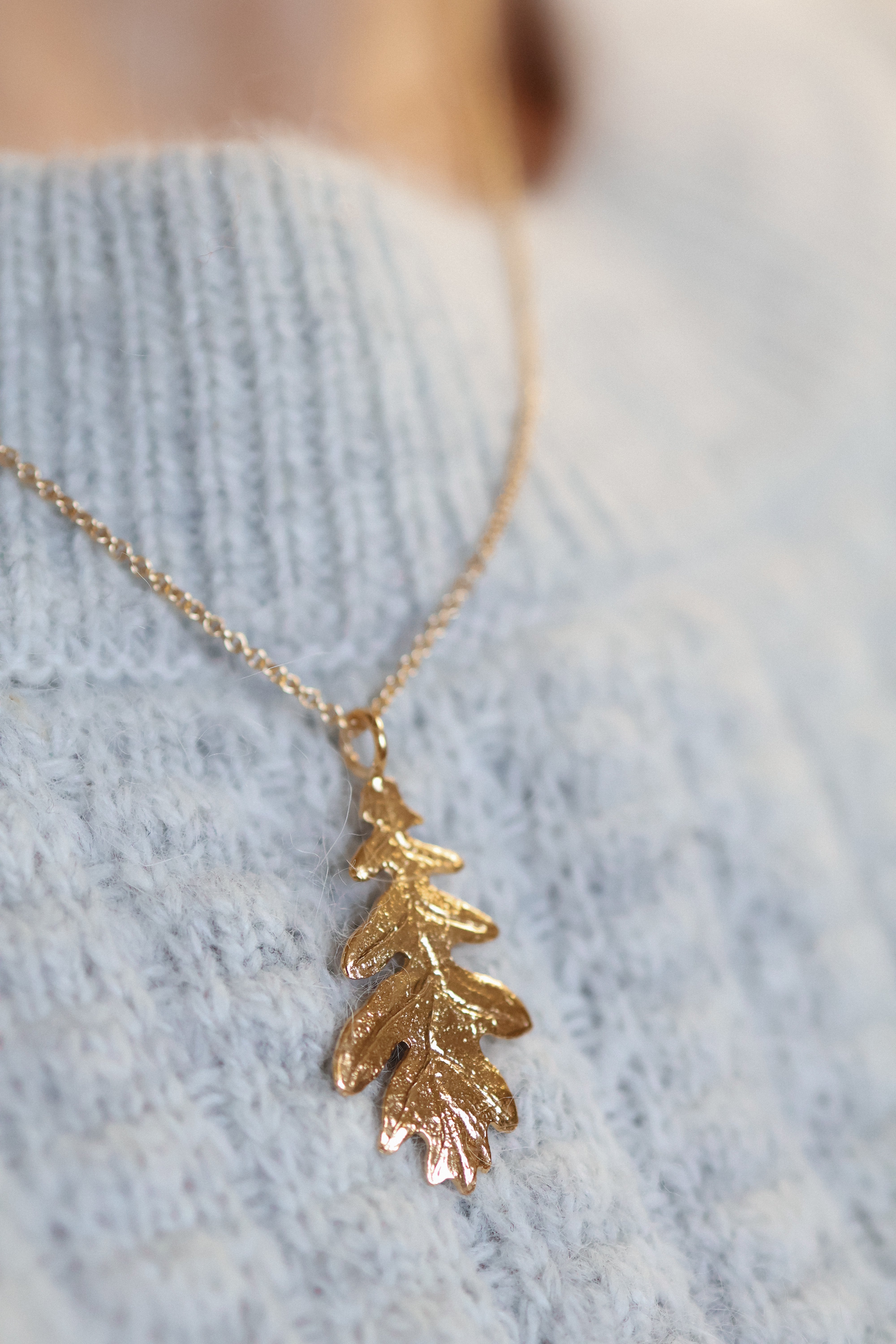 Oak necklace large