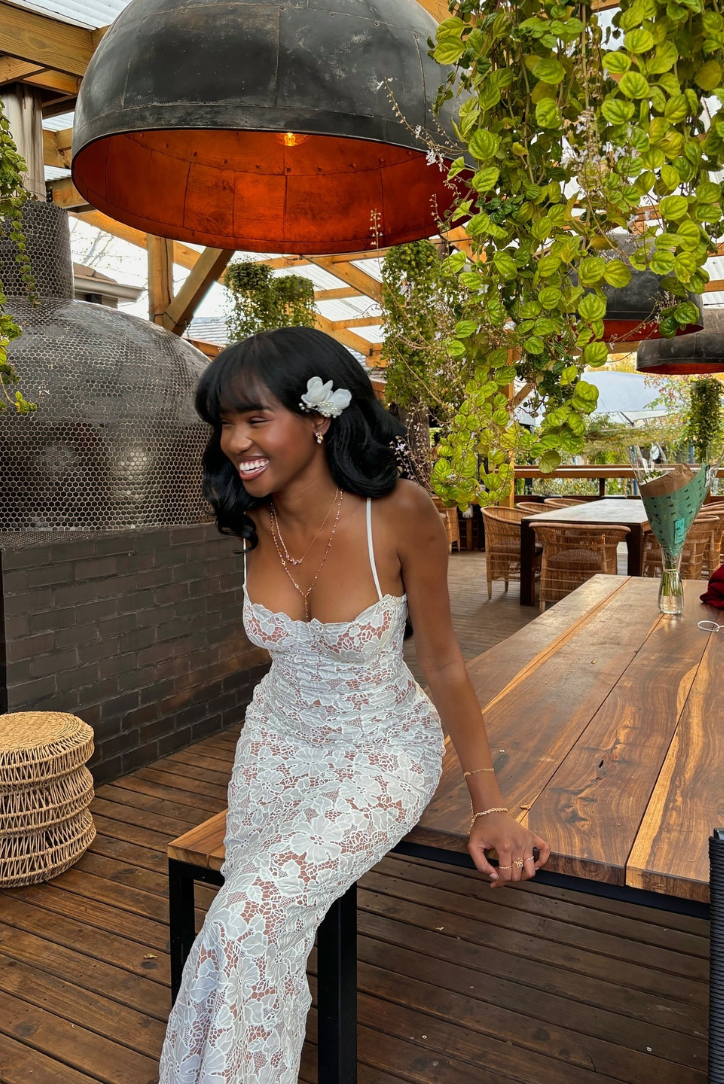 Janessa | Blonde Maxi Kjole