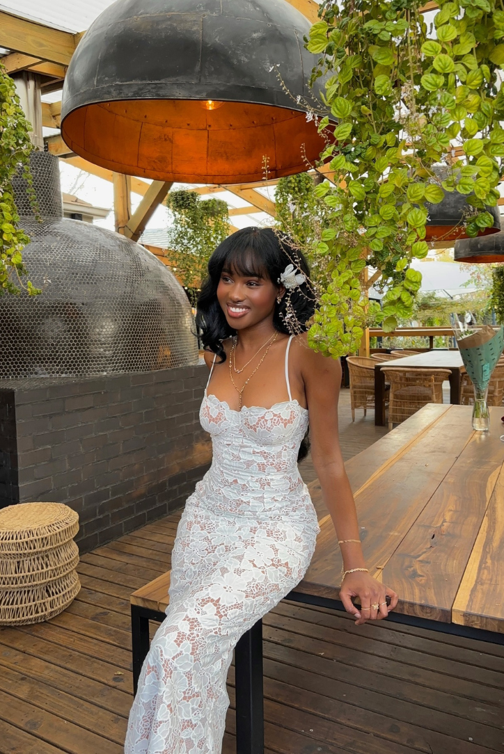 Janessa | Blonde Maxi Kjole