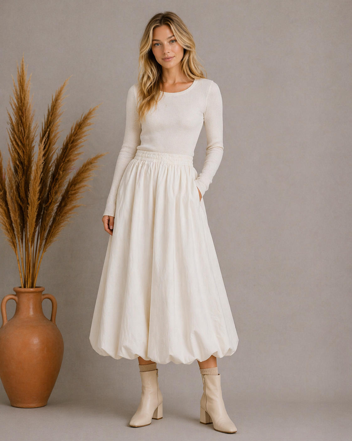 Marit | Airy Maxi Skjørt