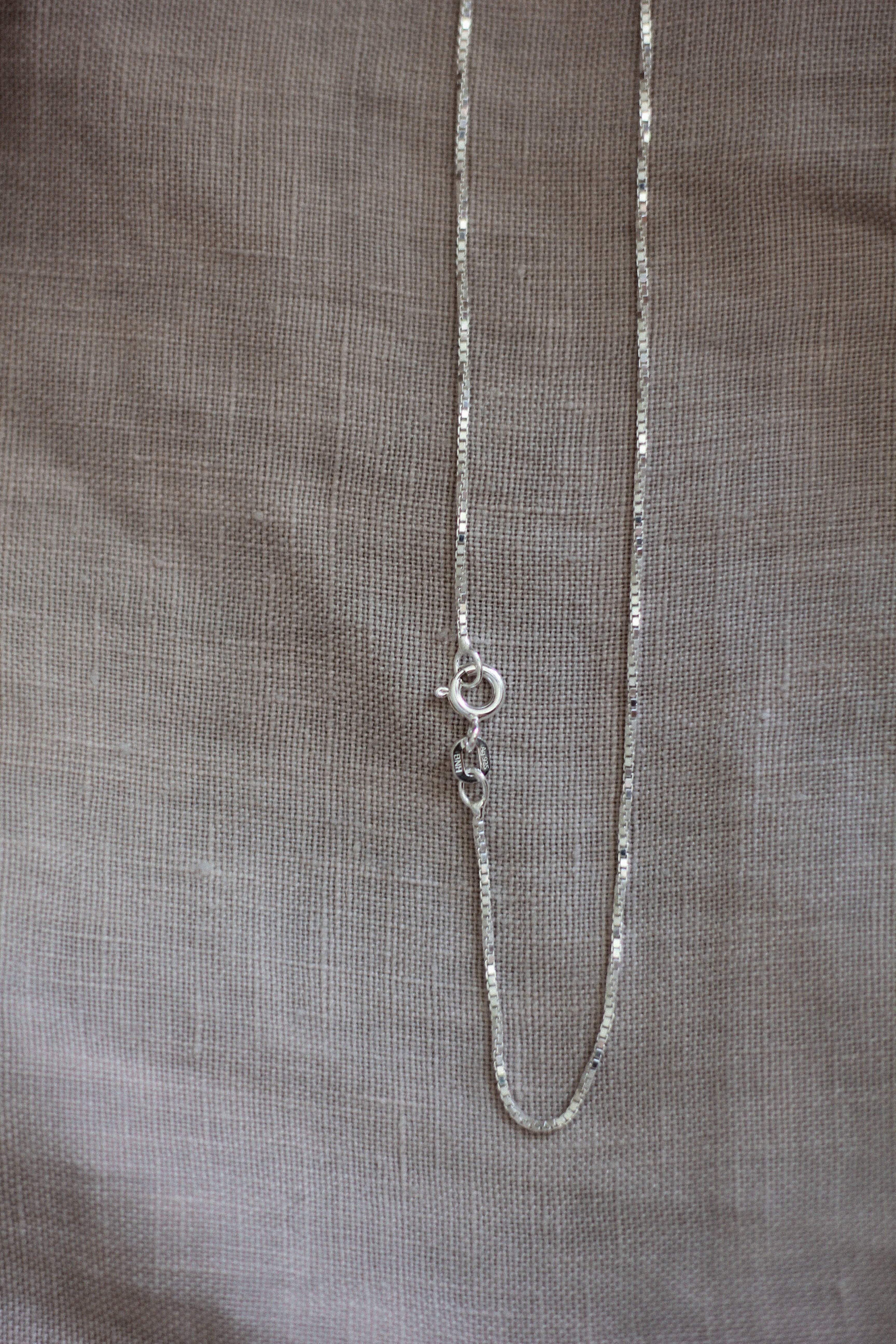 Venezian kjede 70 cm sølv