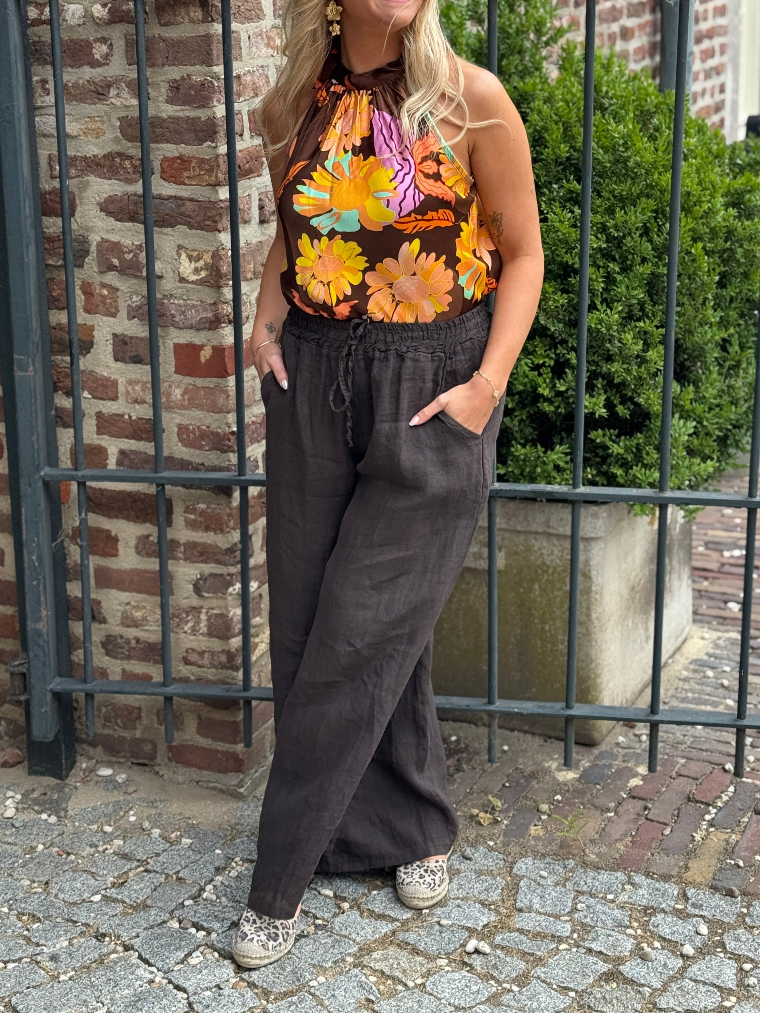 Nova | Brun Vide Bukse