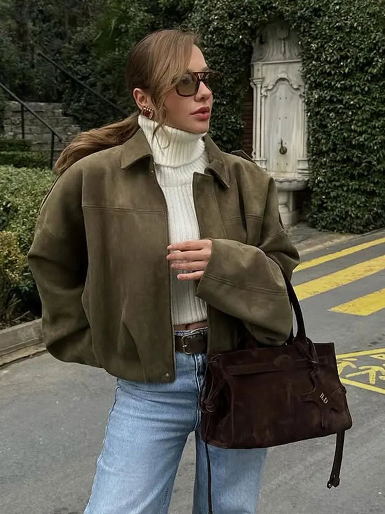 Trafza | Suede Jakke