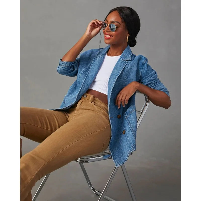 Eira | Denim Blazer Jakke