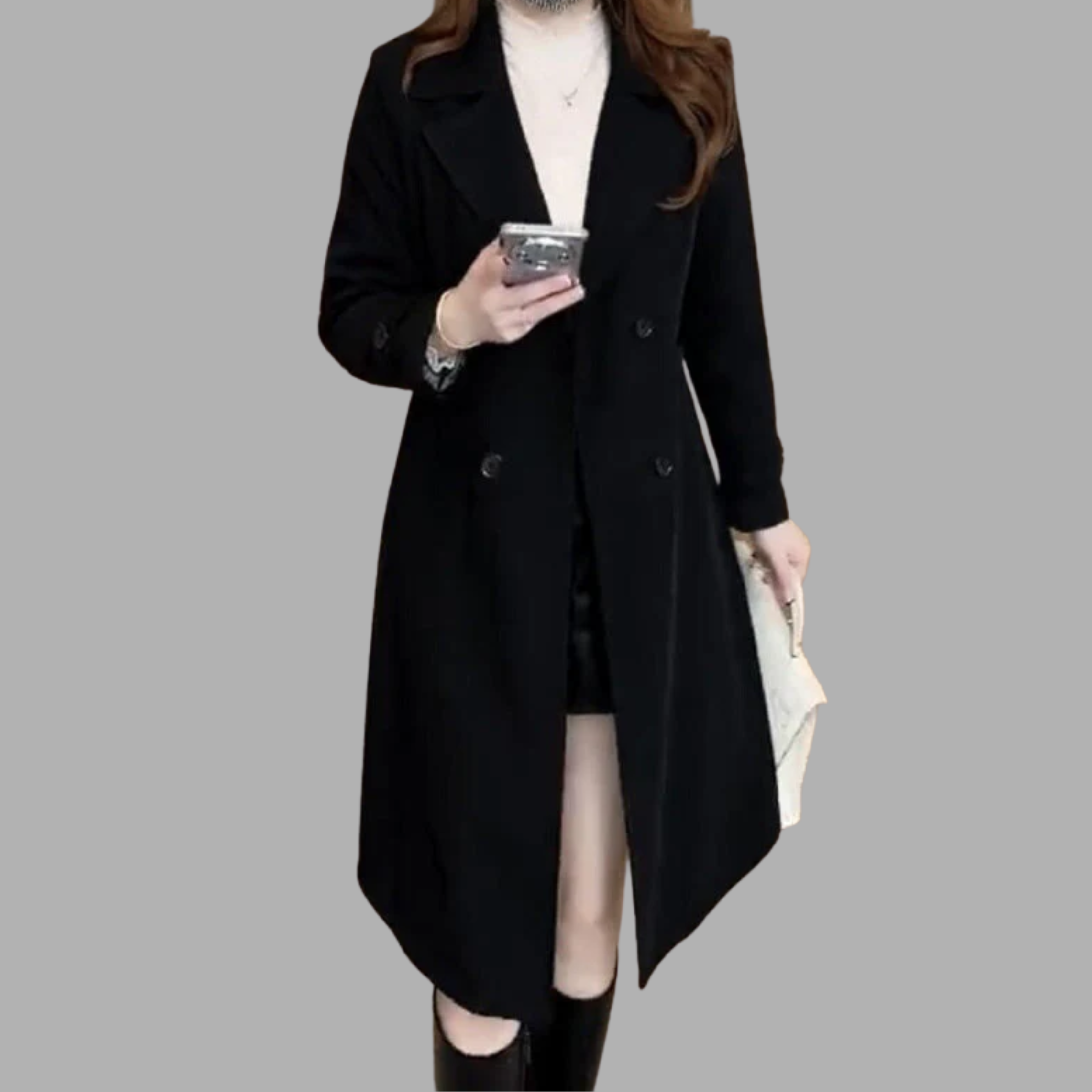 Märta | Timeless Wool Trench Coat