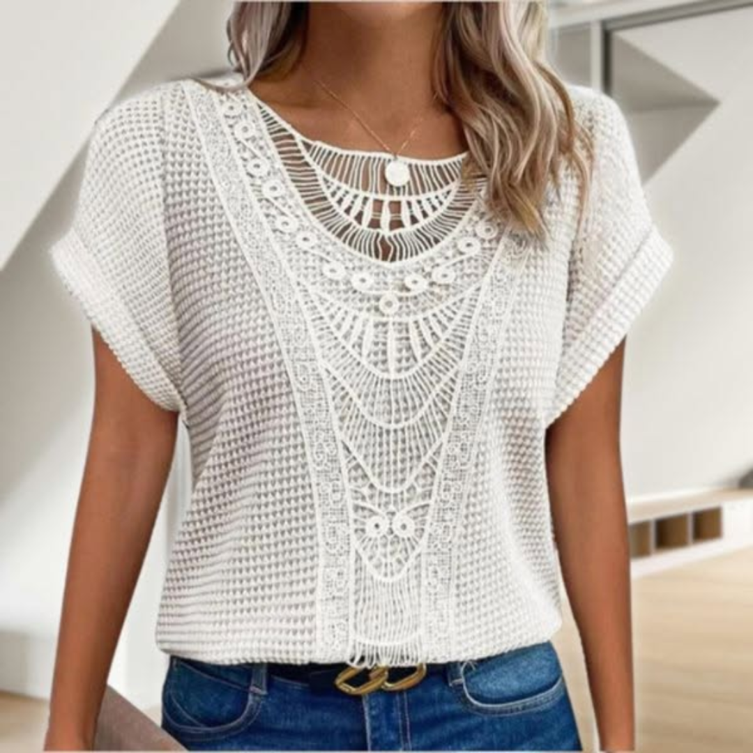 Sophie | Elegant topp med blonde