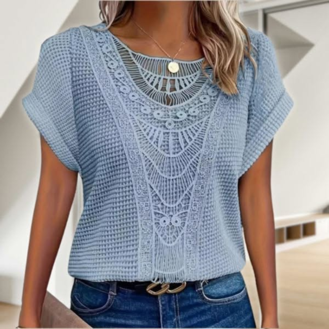 Sophie | Elegant topp med blonde