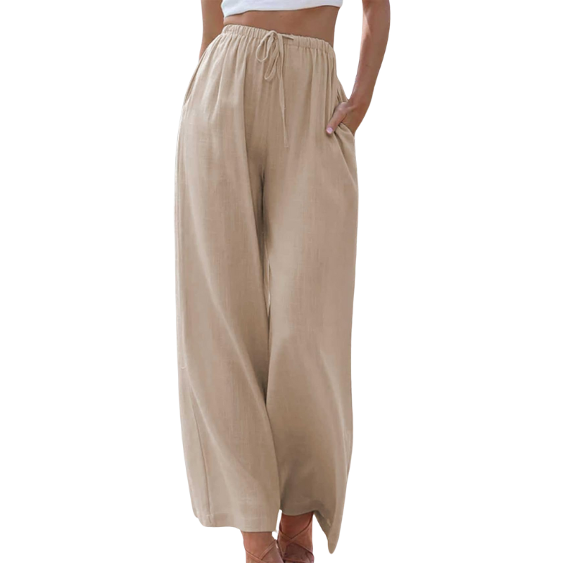 Ariane | Elegante Bukser av bomull / lin