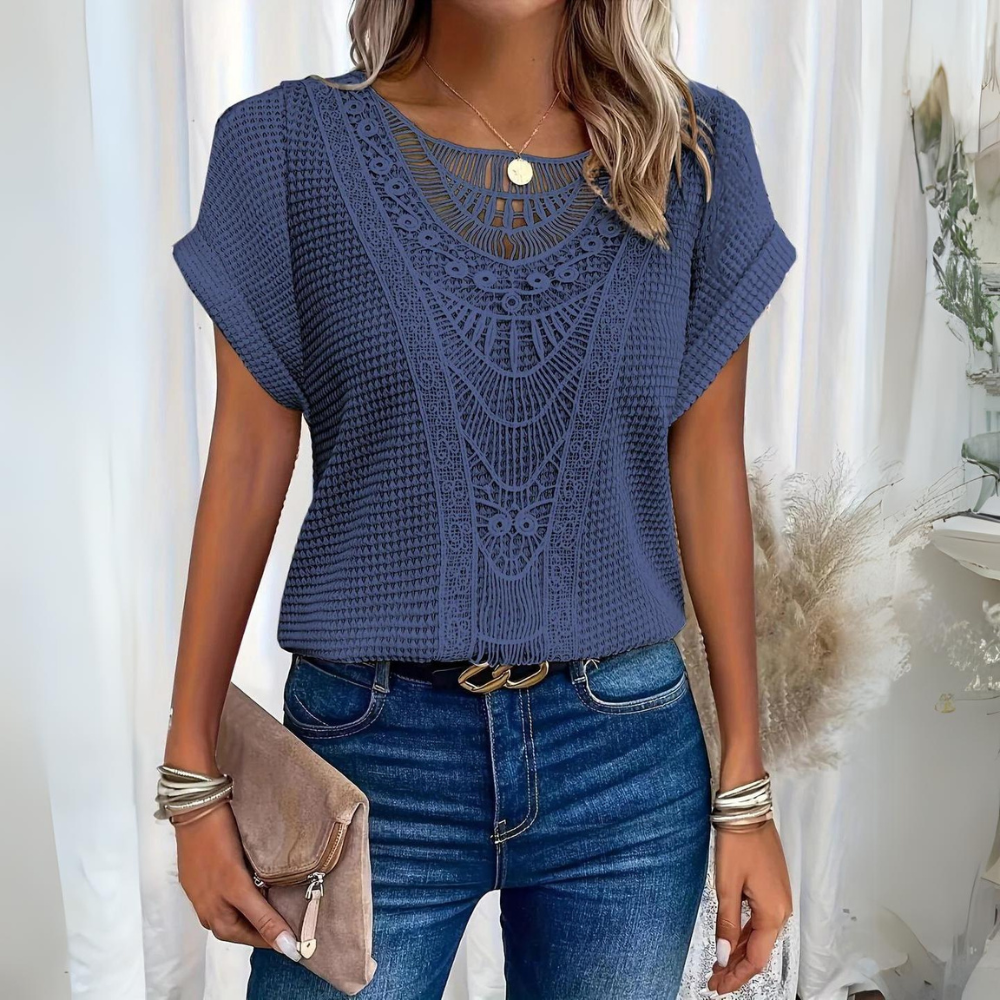 Sophie | Elegant topp med blonde