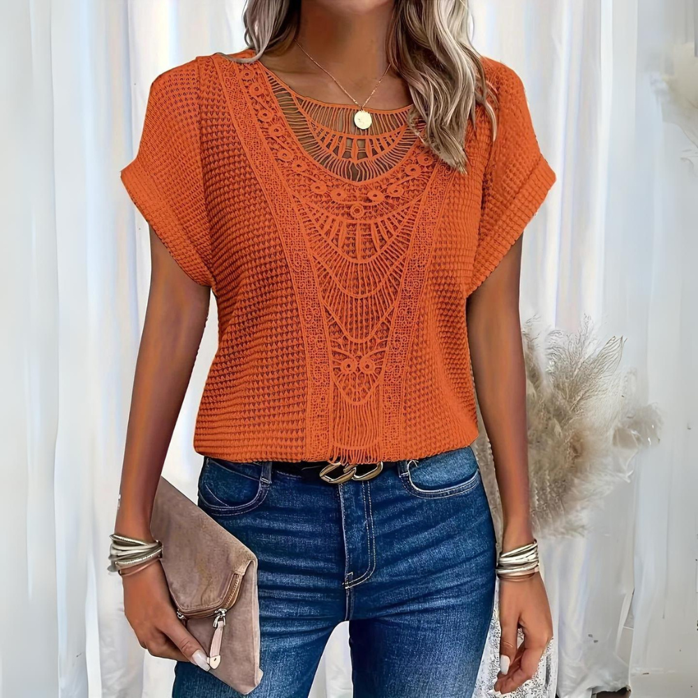 Sophie | Elegant topp med blonde