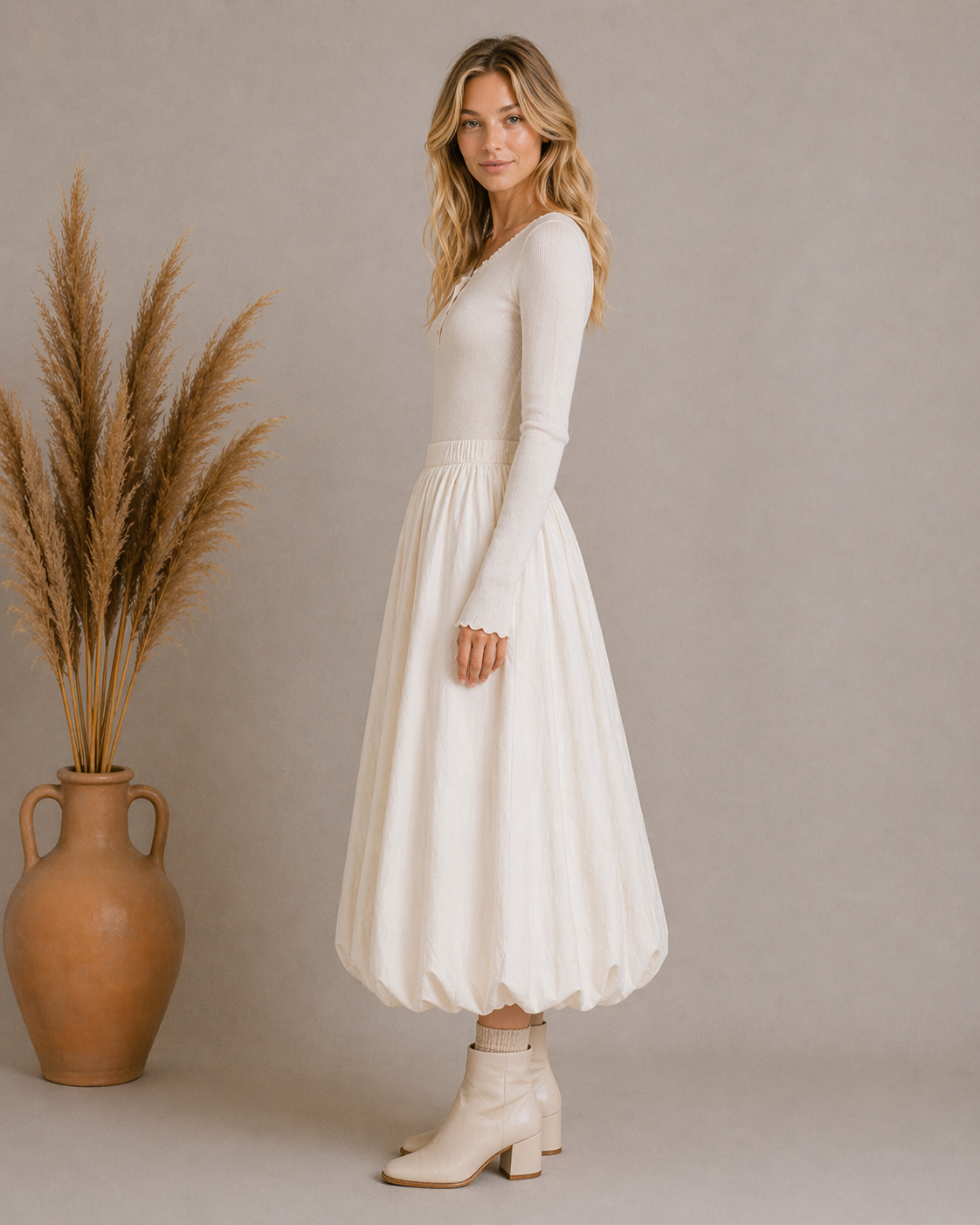 Marit | Airy Maxi Skjørt