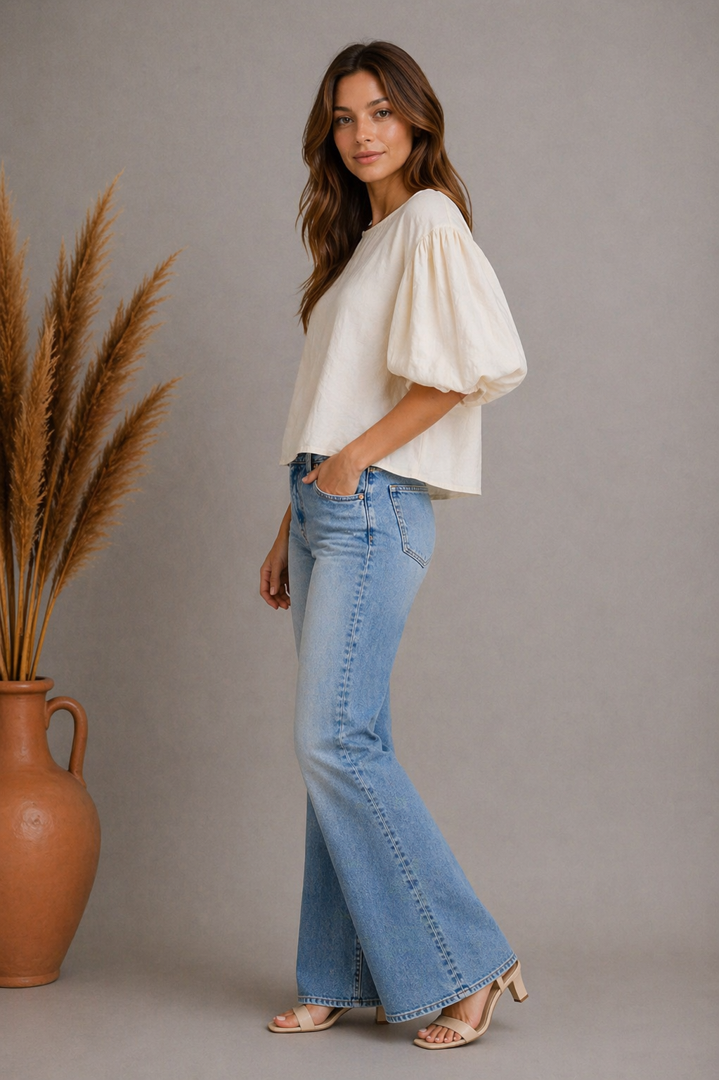 Solveig | Stripete Sommerbluse