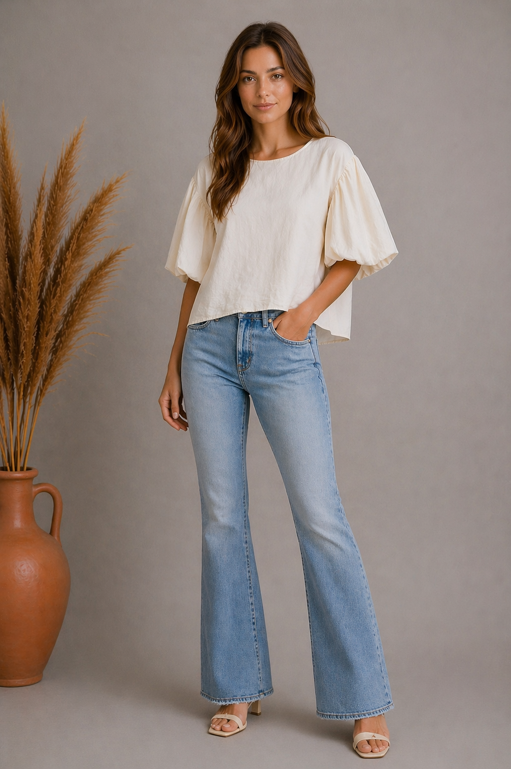 Solveig | Stripete Sommerbluse