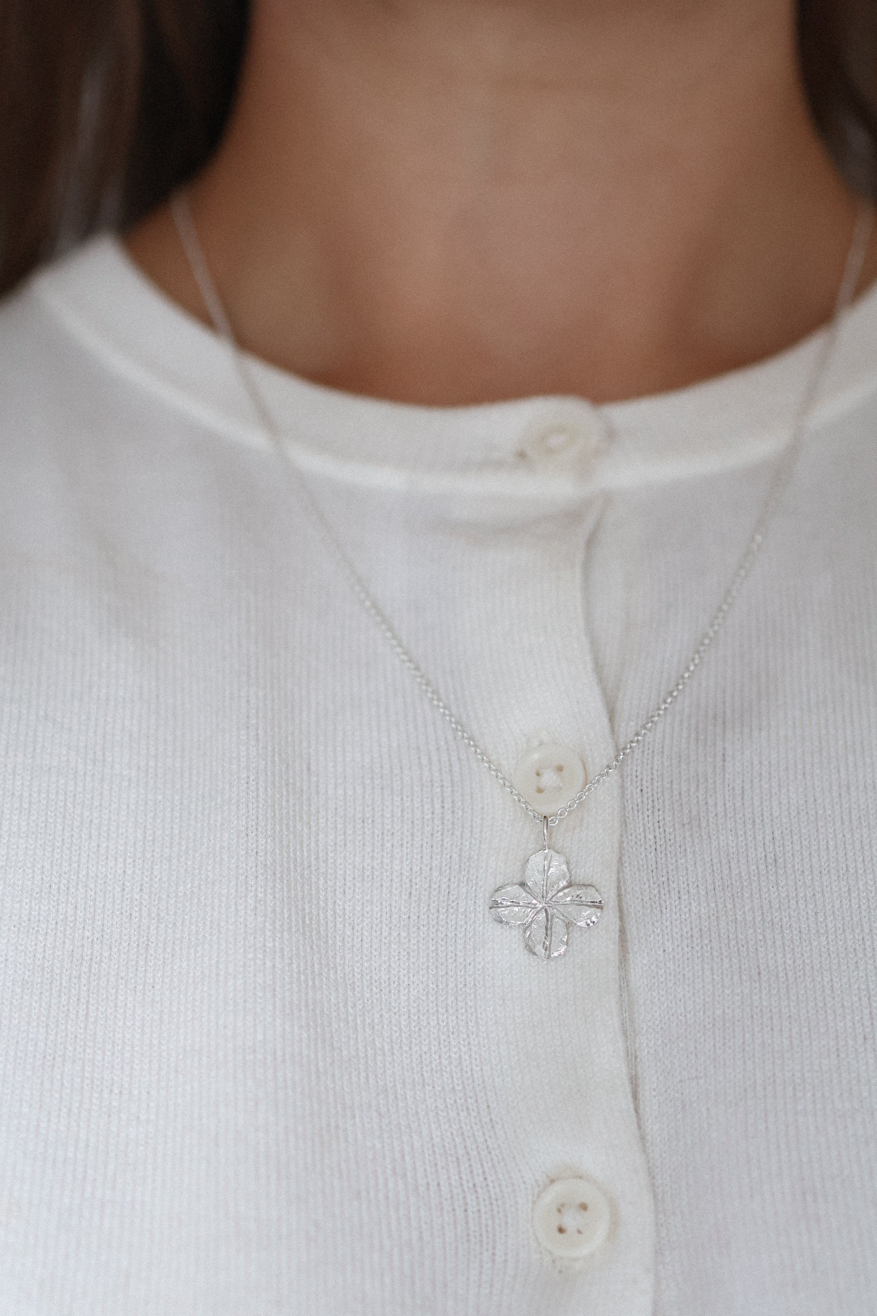 Clover necklace large