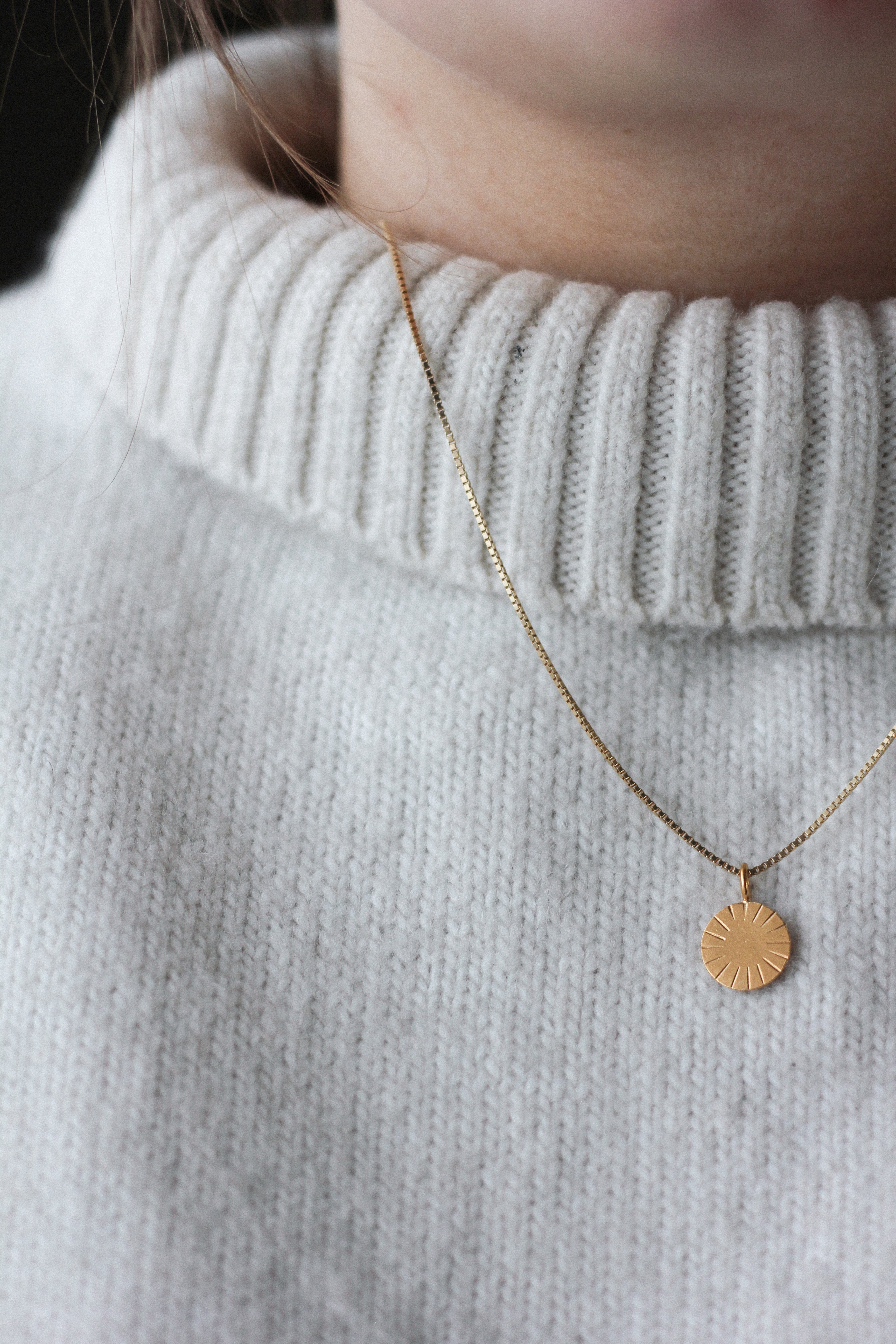 Straw necklace