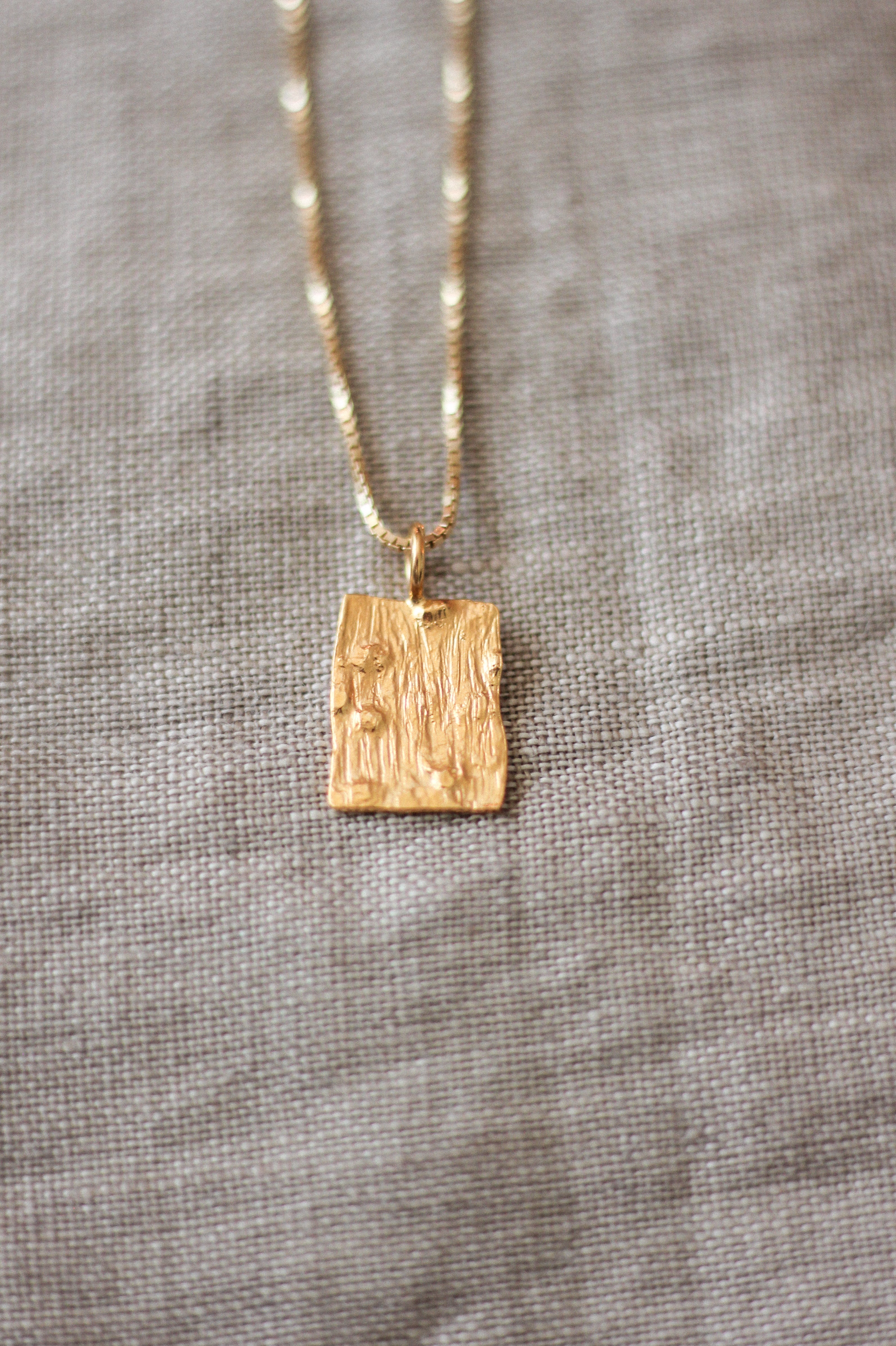 Bark necklace