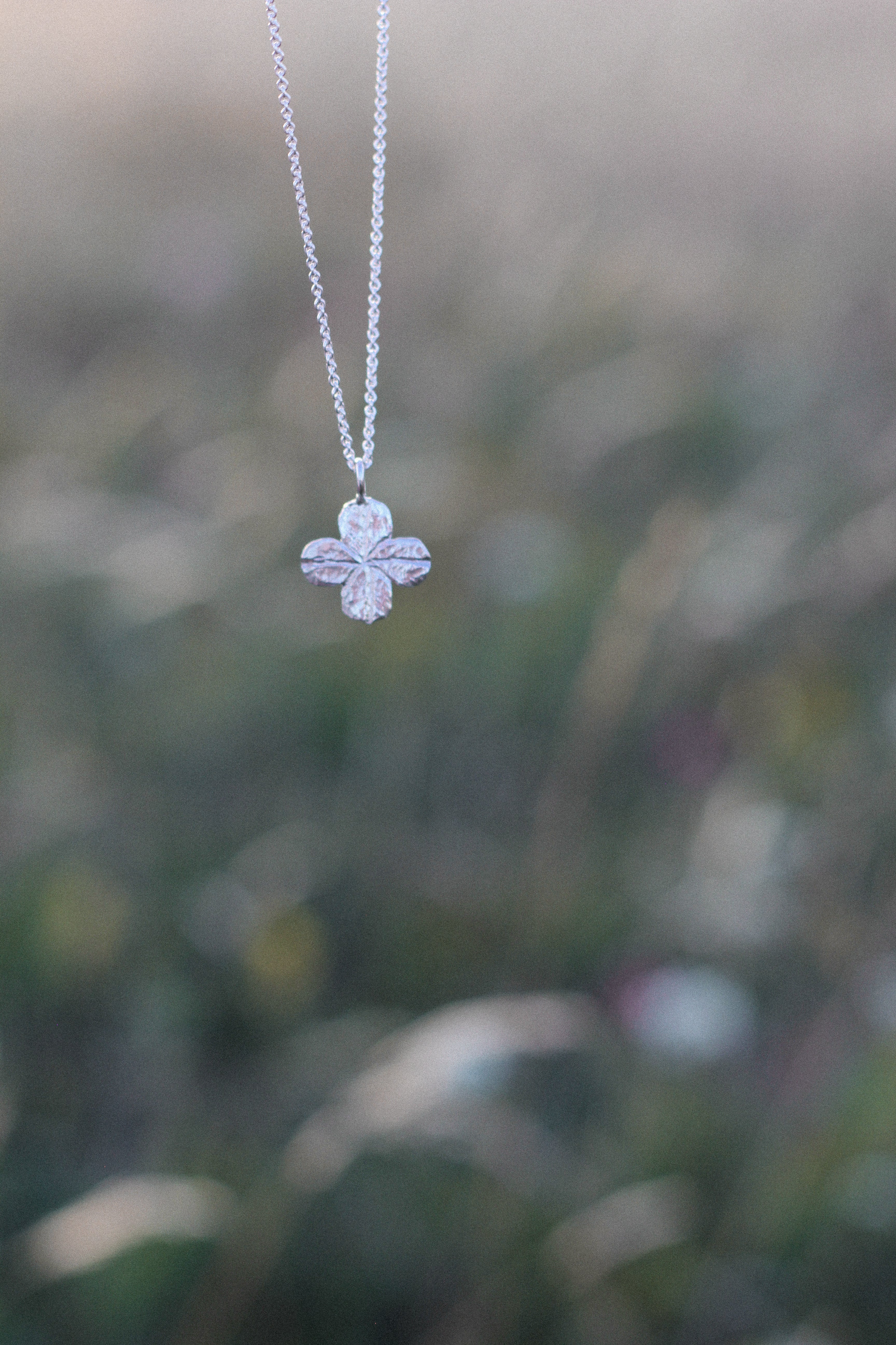 Clover necklace large