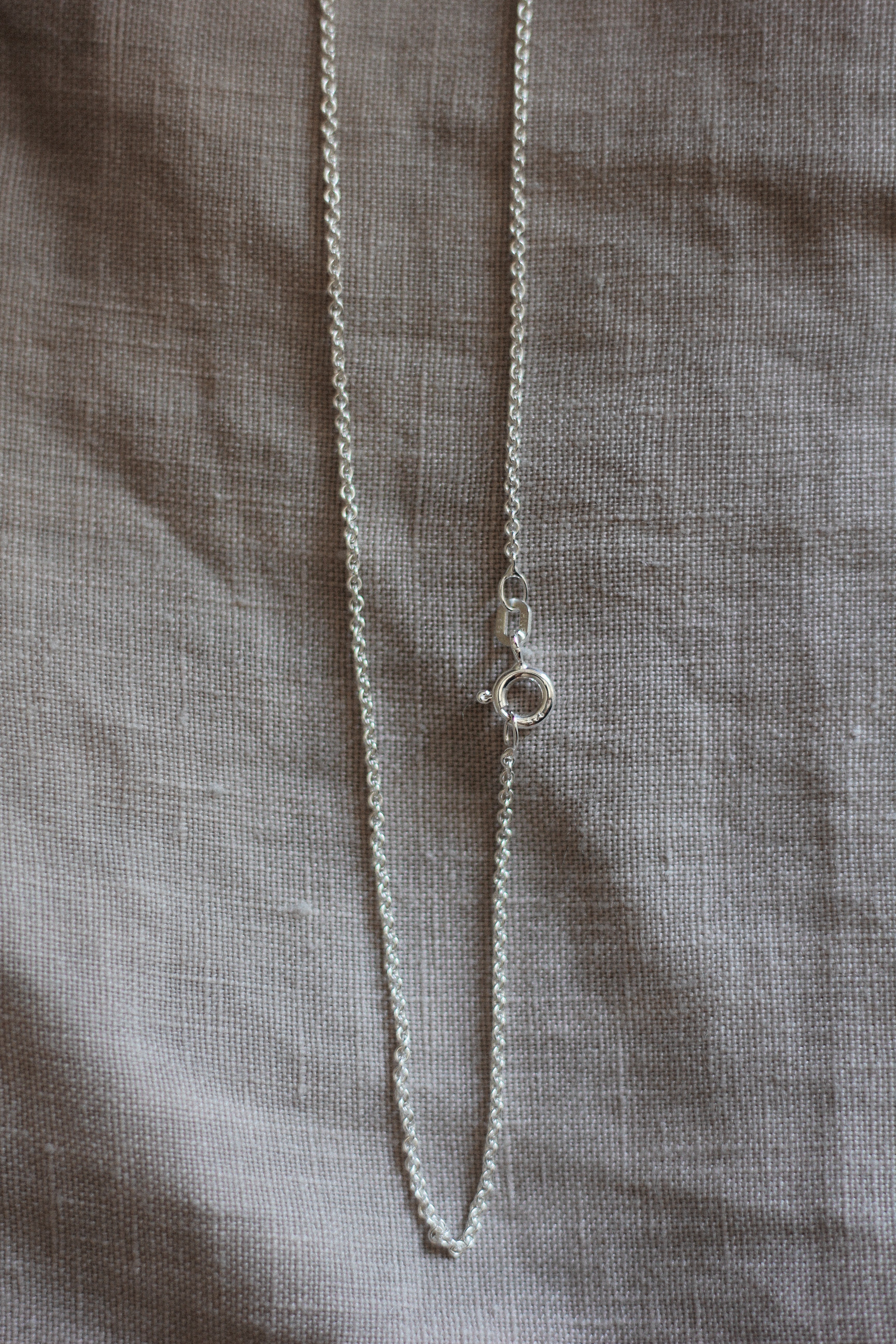 Anchor chain 70 cm silver