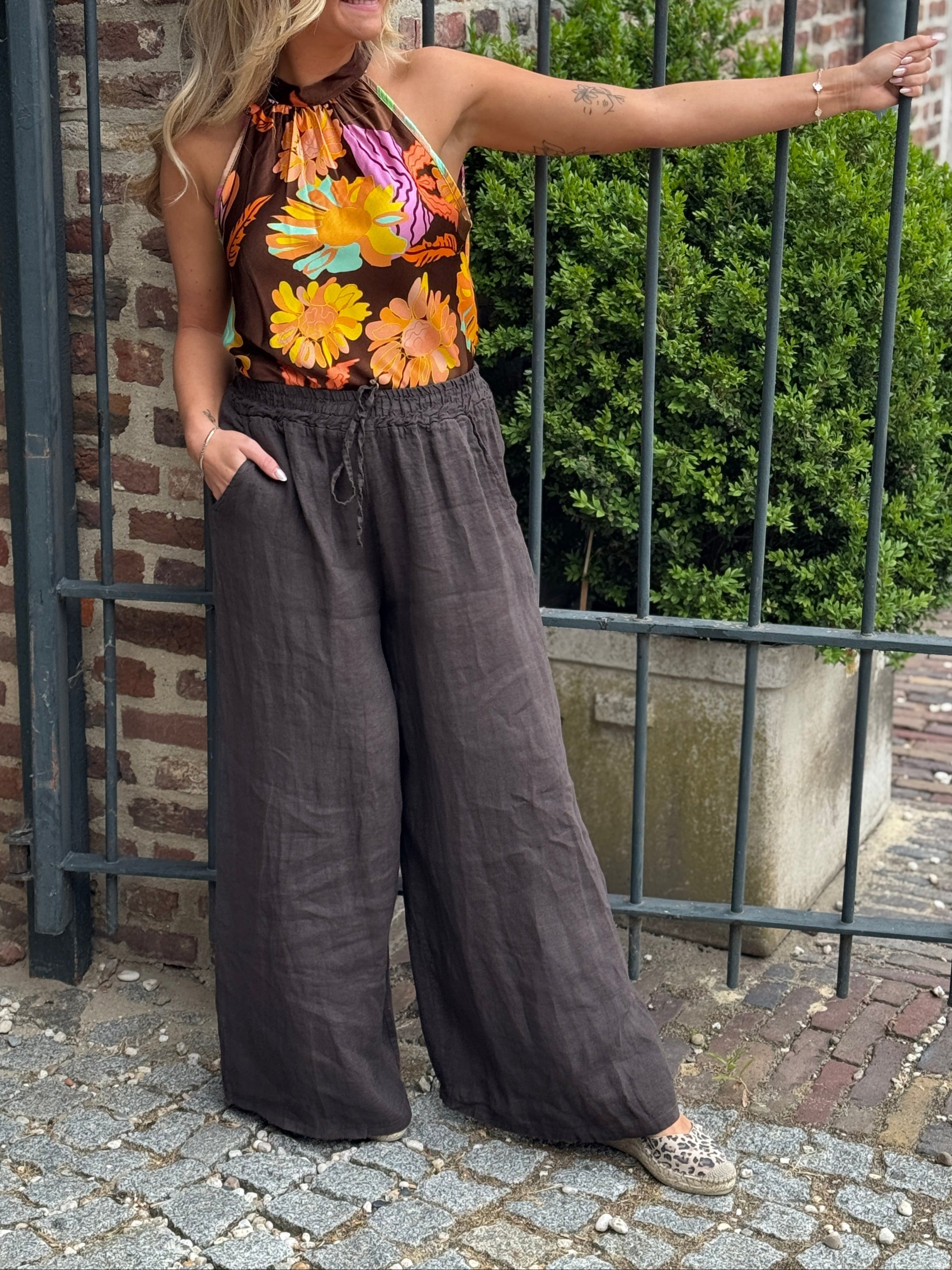 Nova | Brun Vide Bukse
