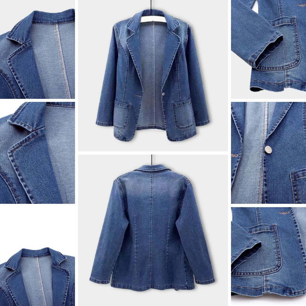 Karianne | Stilig Denim Blazer