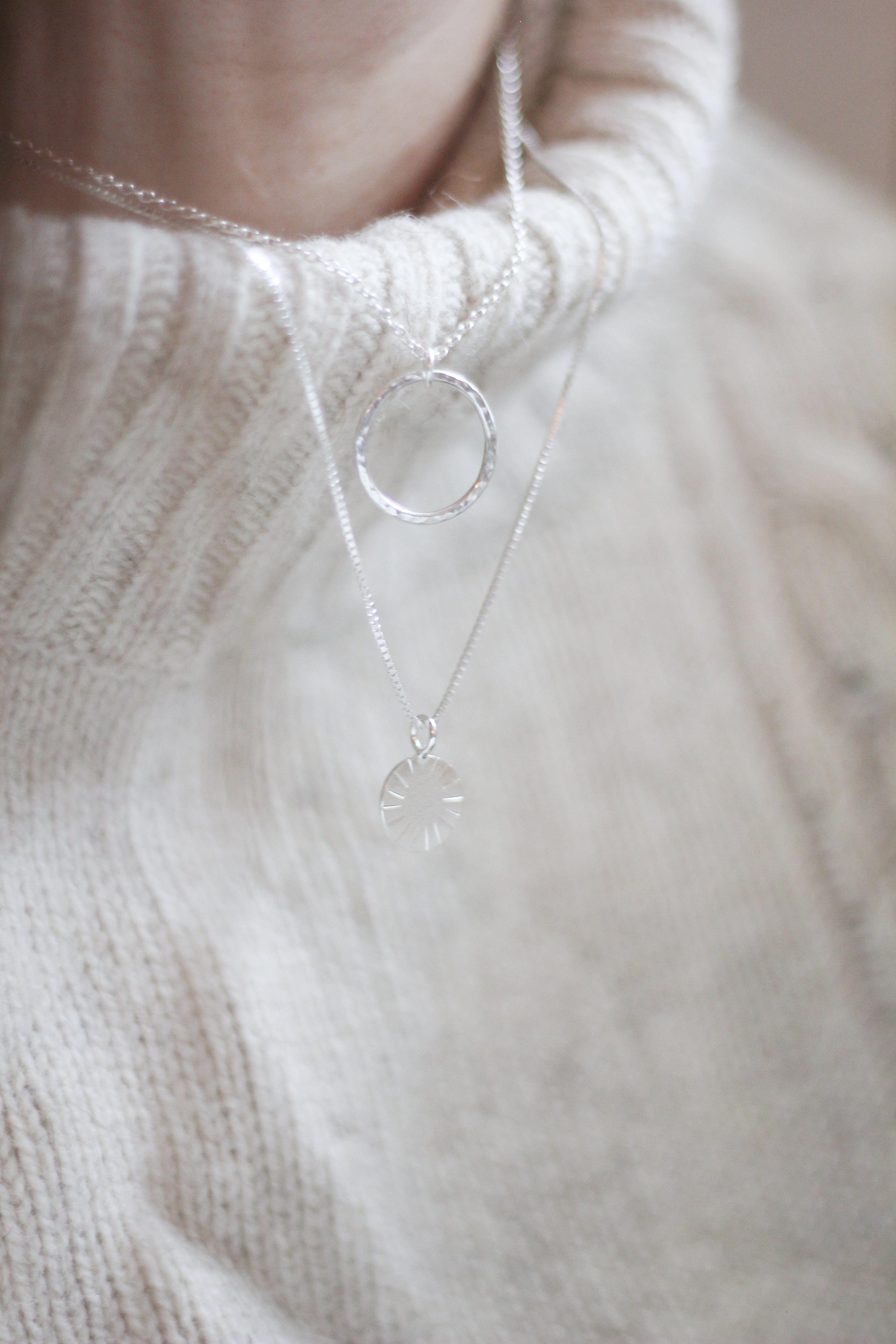 Straw necklace