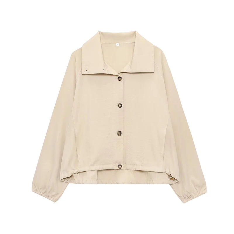 Beige | Skjortejakke