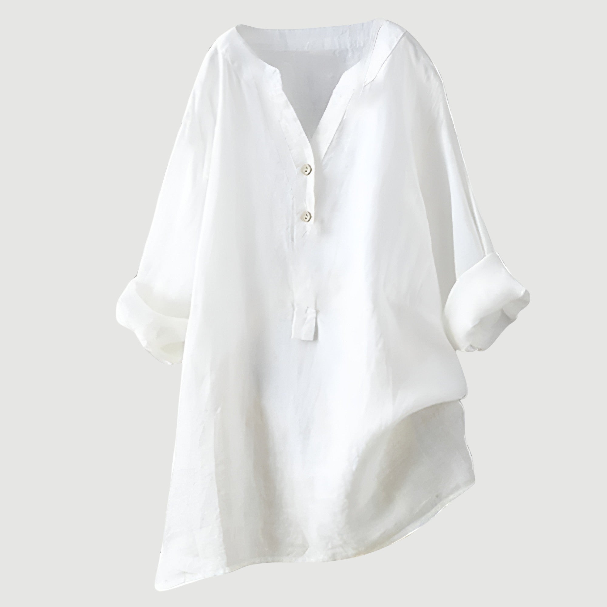 Venke | Airy link blouse with button details 