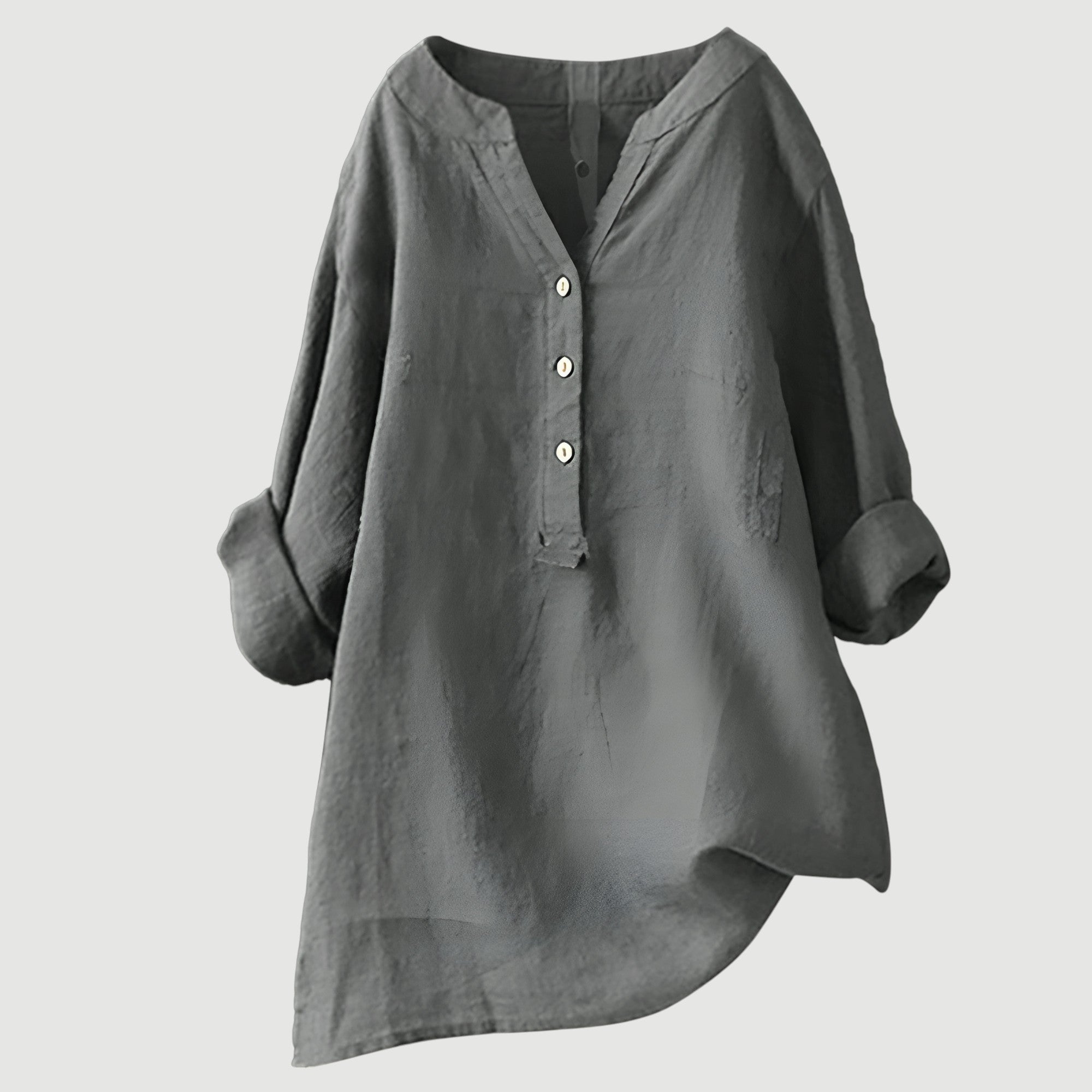 Venke | Airy link blouse with button details 