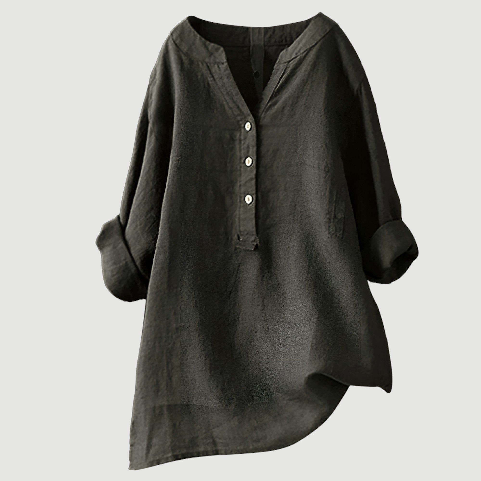 Venke | Airy link blouse with button details 