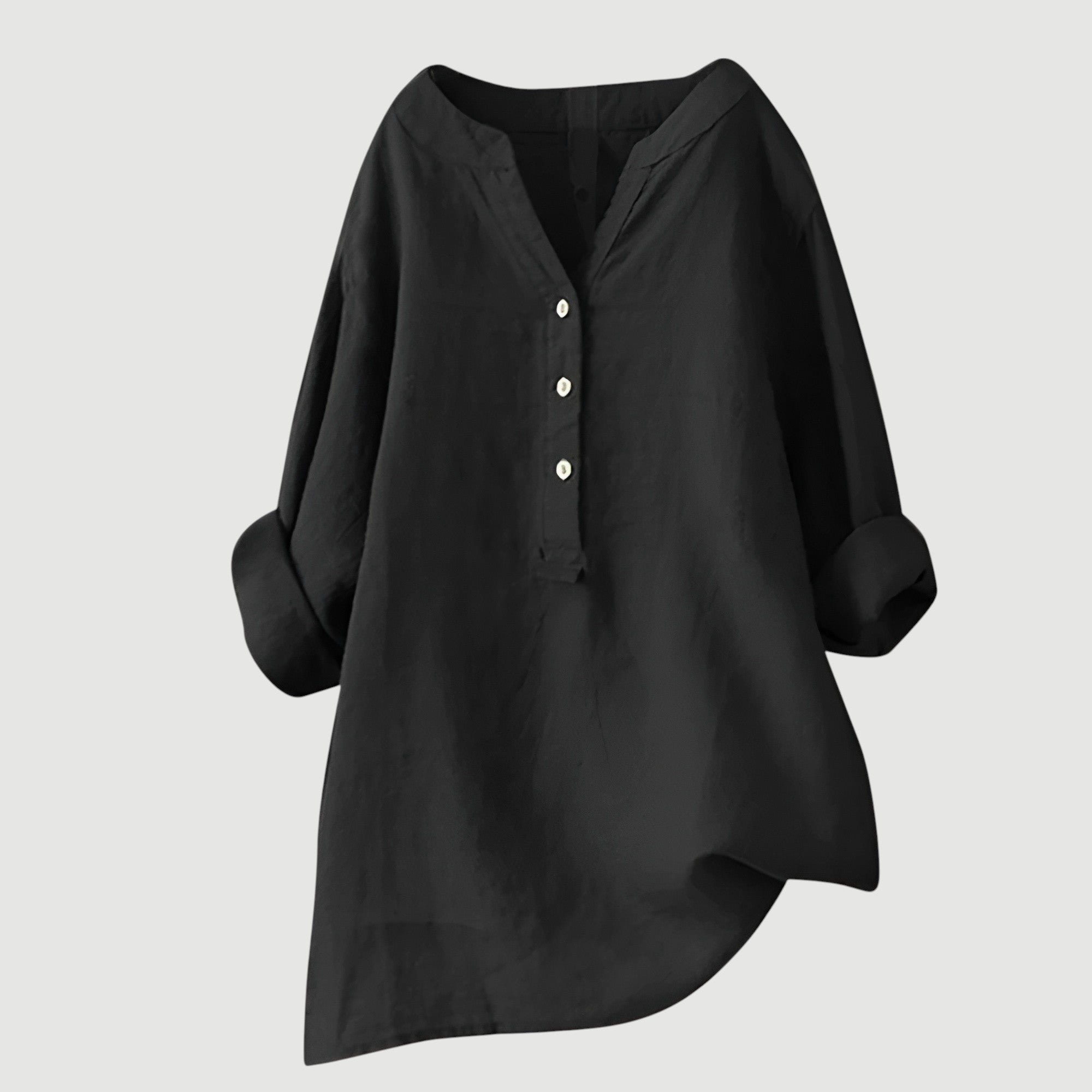 Venke | Airy link blouse with button details 