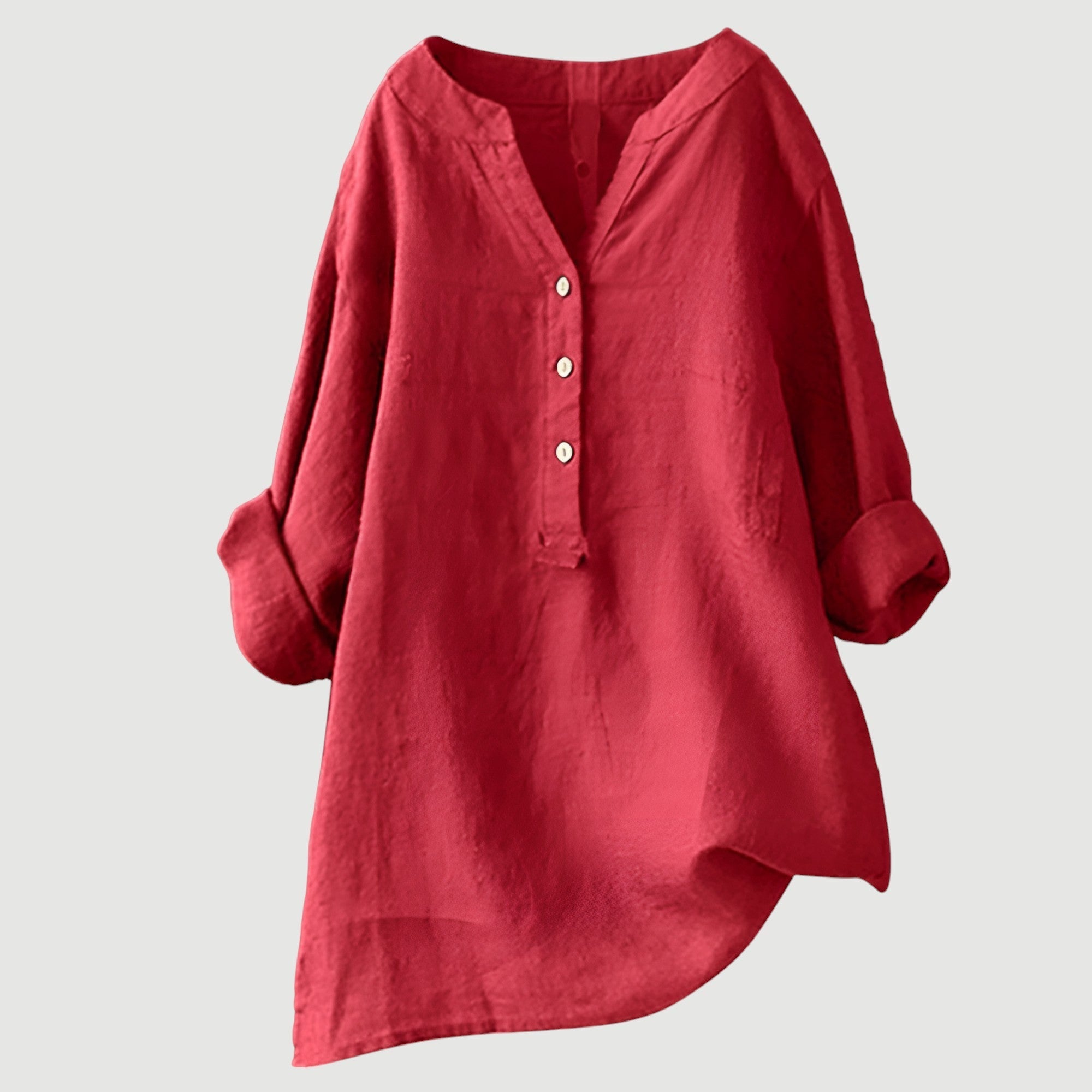 Venke | Airy link blouse with button details 