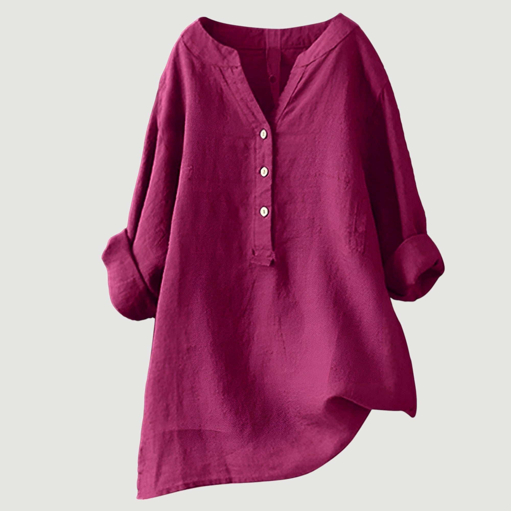 Venke | Airy link blouse with button details 