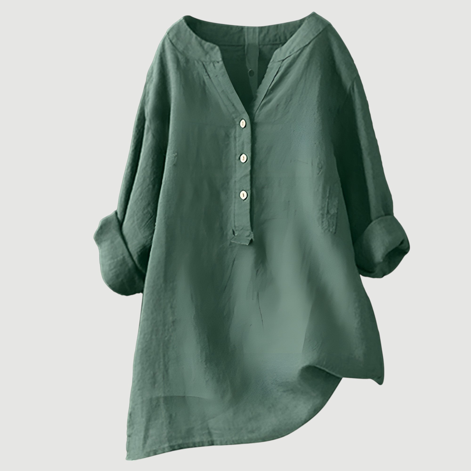 Venke | Airy link blouse with button details 