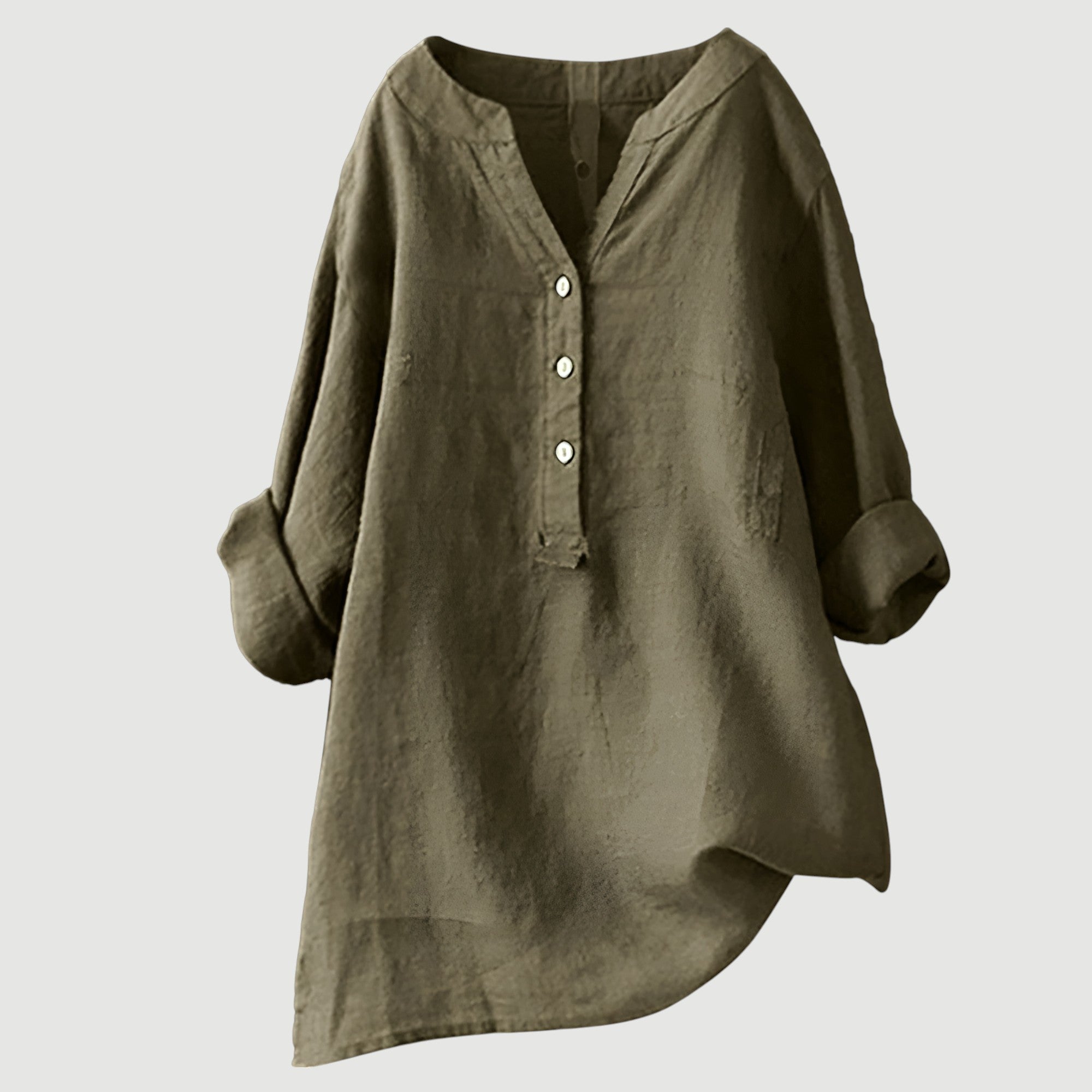Venke | Airy link blouse with button details 