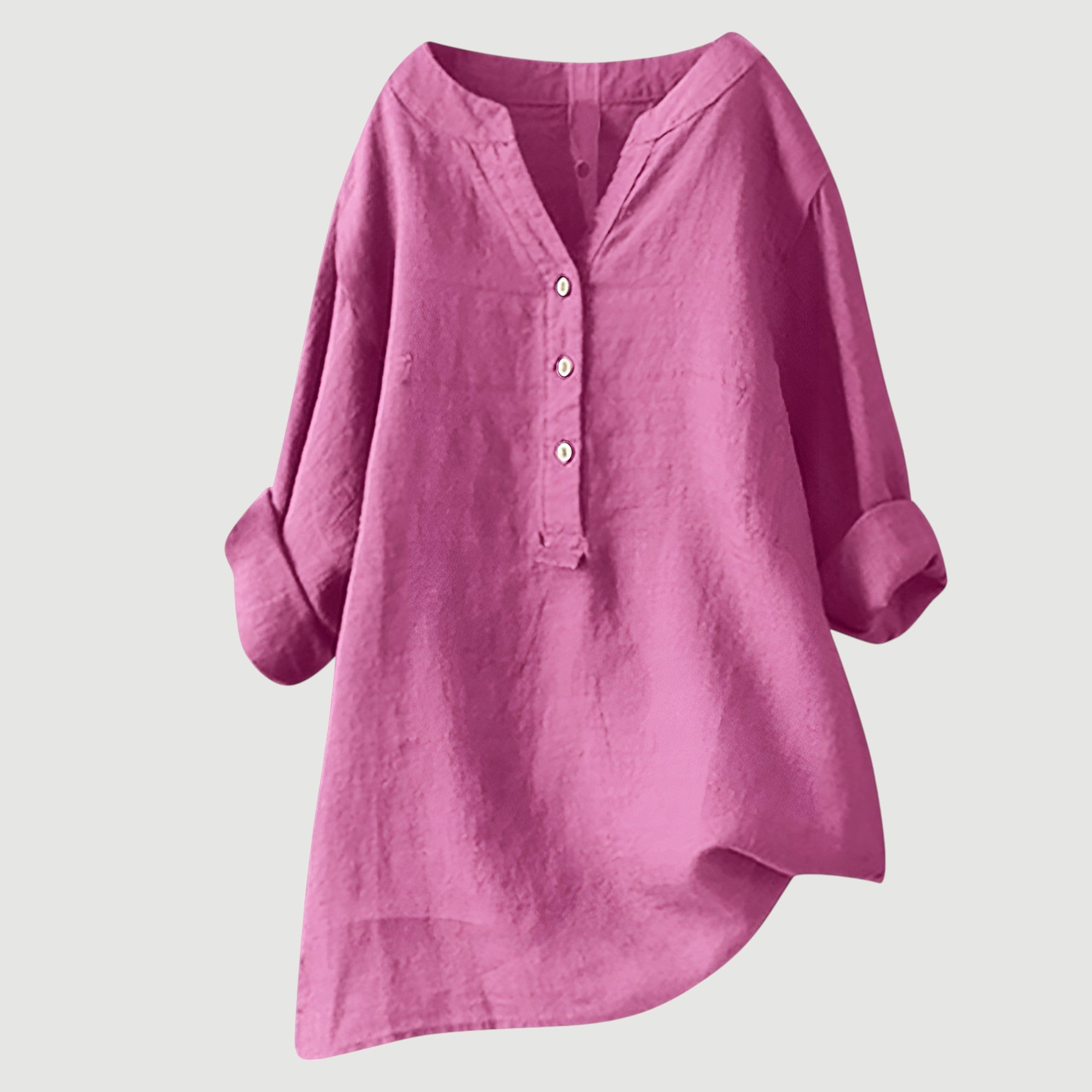 Venke | Airy link blouse with button details 